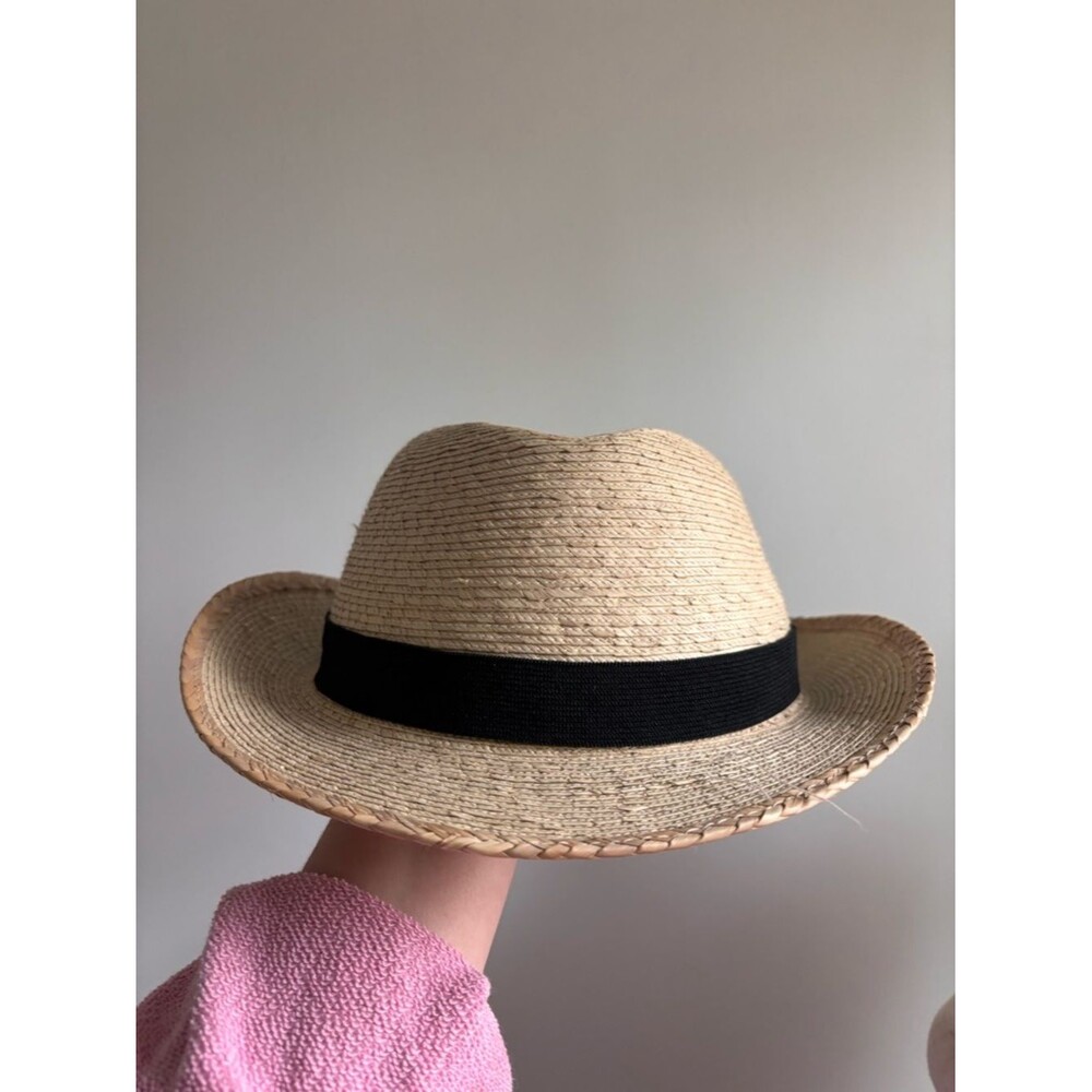 Tula Fedora Tan with Black Band